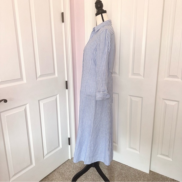 Polo by Ralph Lauren Blue Striped Long Sleeve Dress - Picture 8 of 16